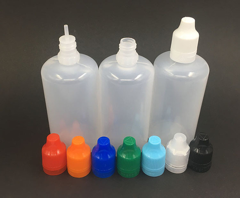 Customizable Logo Printing Screw Cap Childproof Neck E Liquid Bottles