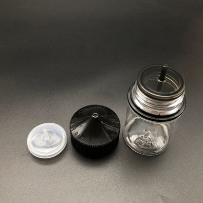 100ml Transparent Round E Liquid Bottle With Childproof Screw Cap And Custom Screen Printing