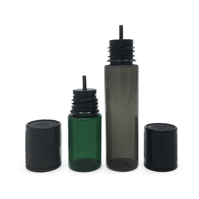 Childproof Transparent Small Liquid Dropper Bottles With Screw Cap And Personalized Logo Printed