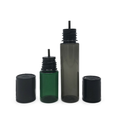 Childproof Transparent Small Liquid Dropper Bottles With Screw Cap And Personalized Logo Printed