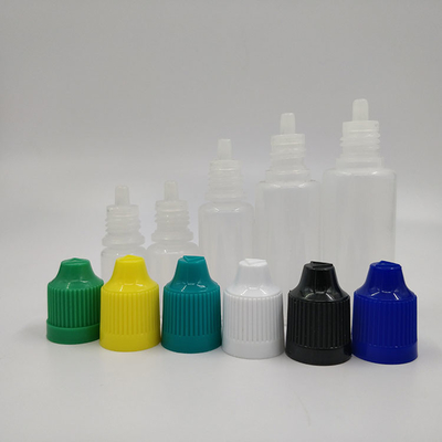 Custom Childproof Round PET E Liquid Bottles With Logo Printed