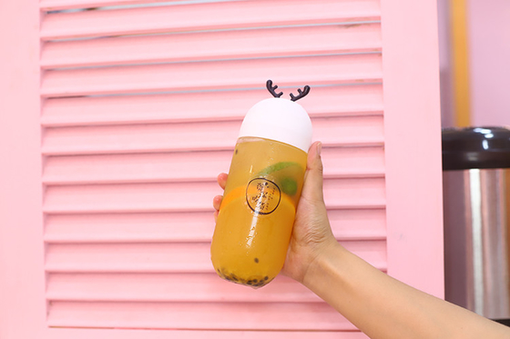 Clear Plastic Milk Tea Bottles Capacity 120ml 250ml 350ml 500ml 1000ml
