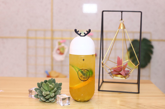 Clear Plastic Milk Tea Bottles Capacity 120ml 250ml 350ml 500ml 1000ml