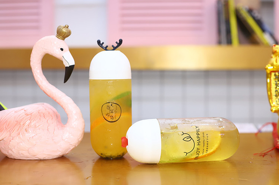 Clear Plastic Milk Tea Bottles Capacity 120ml 250ml 350ml 500ml 1000ml