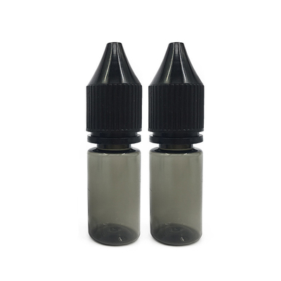 18mm Neck Size Round E Liquid Bottle with Transparent Material and Childproof Cap