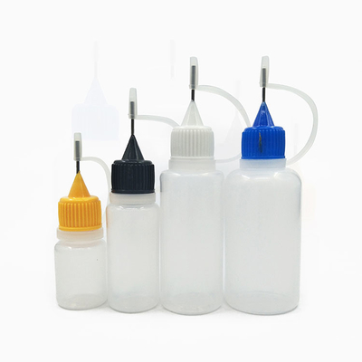 Screw Cap Sealing Type Small Bottles for Liquids Round Shape Closure