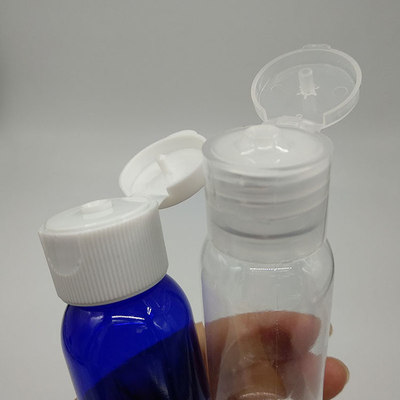 Custom PET Bottle With Flip Cap Transparent And Manly Lotion Ready