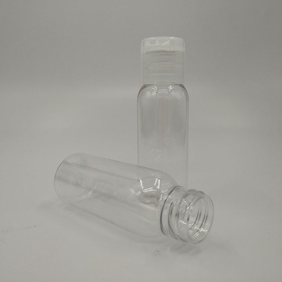 Custom PET Bottle With Flip Cap Transparent And Manly Lotion Ready