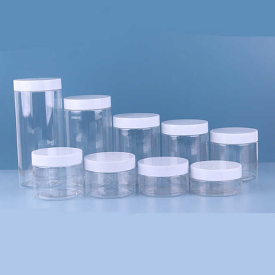 Customized Printing Plastic Jar Containers With Aluminum Lid And Custom Packaging