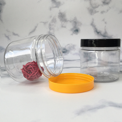 Custom Printing 85 Diameter Plastic Jars With Double Sealed Lids And Affordable