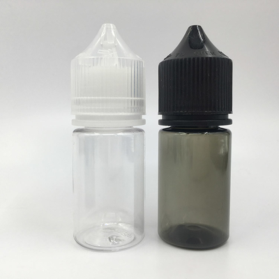 18mm Neck Size Transparent Squeezable Cosmetic Dropper Bottle With Custom Label