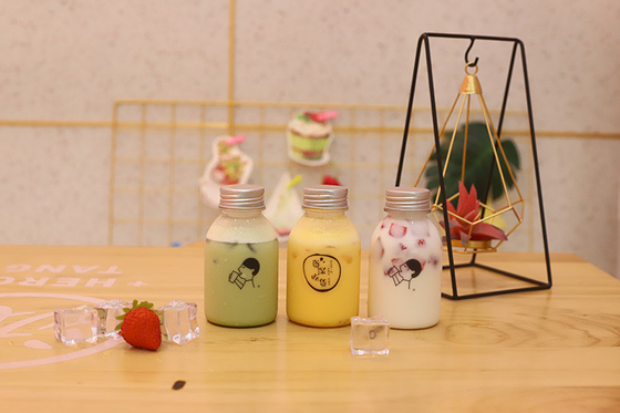 Professional Handle Bubble Tea Jugs With Screw On Lid