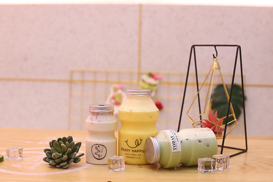 Clear Bubble Tea Jugs 0.5kg Capacity for Commercial Needs