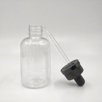 Customize Plastic Dropper Bottles 10ml 15ml 20ml 30ml 40ml 50ml 60ml 70ml 100ml 120ml Screw Cap Transparent