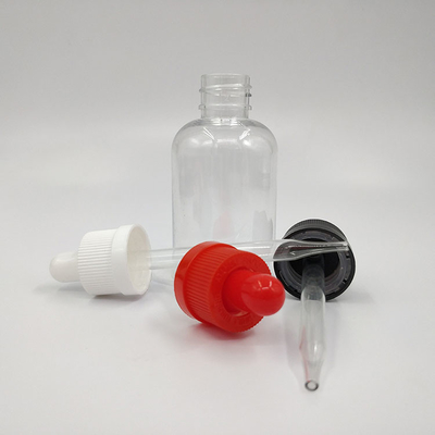 Customize Plastic Dropper Bottles 10ml 15ml 20ml 30ml 40ml 50ml 60ml 70ml 100ml 120ml Screw Cap Transparent