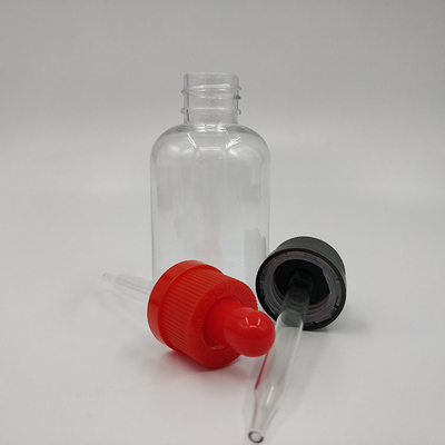 Customize Plastic Dropper Bottles 10ml 15ml 20ml 30ml 40ml 50ml 60ml 70ml 100ml 120ml Screw Cap Transparent
