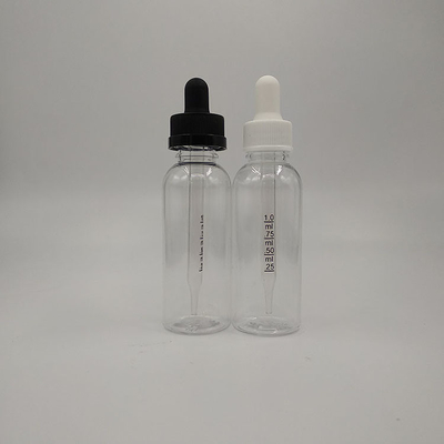 Smooth Surface Plastic Dropper Bottles For Liquid Products In Glass Containers