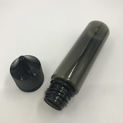 60ml Transparent E Liquid Bottle Round Shape For Vape Juice Packaging