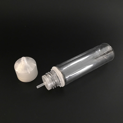60ml Transparent E Liquid Bottle Round Shape For Vape Juice Packaging