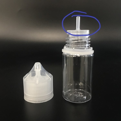 PET Round E Liquid Bottle 10ml Transparent For Vaping