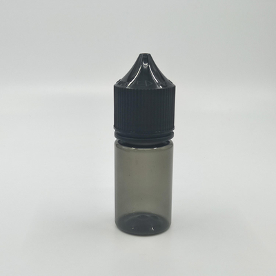 PET Round E Liquid Bottle 10ml Transparent For Vaping