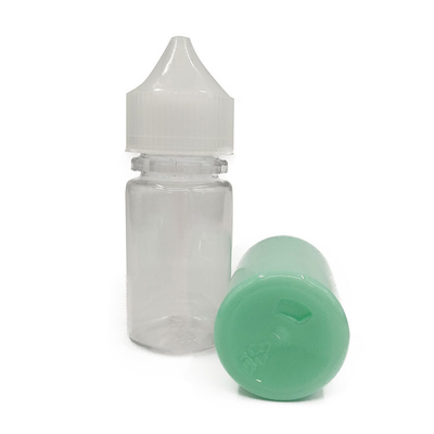 Transparent E Liquid Bottle 18mm Neck Size for Easy E Liquid Storage