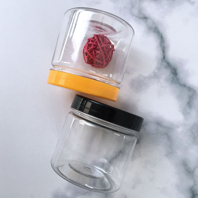 Customized Plastic Jar Containers With Plastic Lid And Printing Services