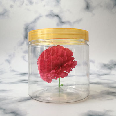 85 Diameter Plastic Jar Containers with Custom Printing Transparent Packaging