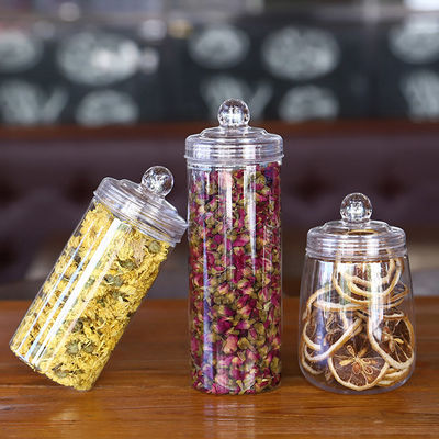 Efficiently Organize with Plastic Containers 65mm Diameter and Plastic Lid Included