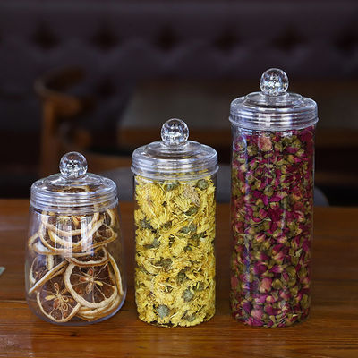Efficiently Organize with Plastic Containers 65mm Diameter and Plastic Lid Included