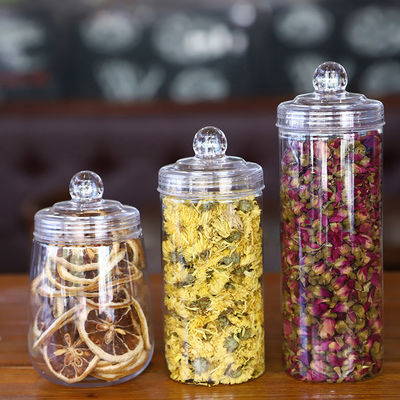 Efficiently Organize with Plastic Containers 65mm Diameter and Plastic Lid Included