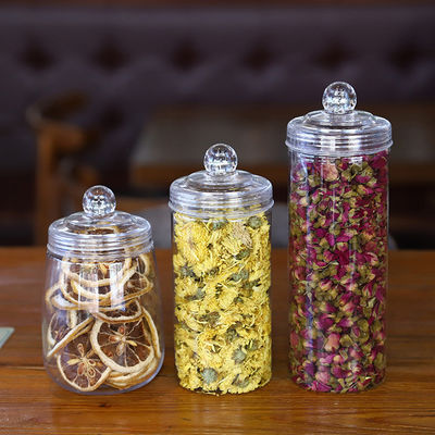 Efficiently Organize with Plastic Containers 65mm Diameter and Plastic Lid Included