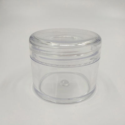 Smooth Surface Plastic Cosmetic Jar Customized Printing Designed for Skincare Creams Lotions and Beauty Product Packaging