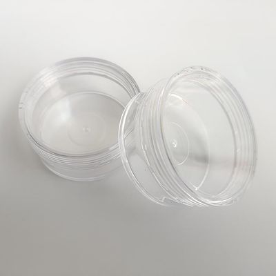 Smooth Surface Plastic Cosmetic Jar Customized Printing Designed for Skincare Creams Lotions and Beauty Product Packaging