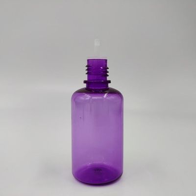 18mm Neck Size Childproof E Liquid Bottle With Round Shape And Screen Printing Surface Handling