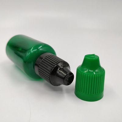 18mm Neck Size Childproof E Liquid Bottle With Round Shape And Screen Printing Surface Handling
