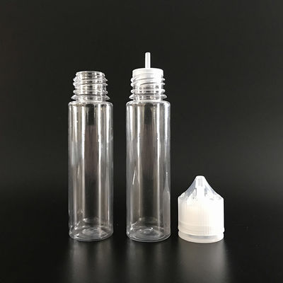 Round Small Bottles for Liquids Transparent and Chemical-resistant