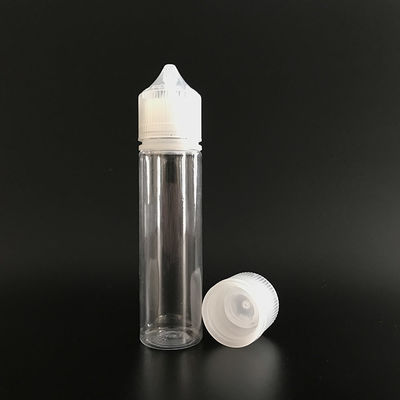 Round Small Bottles for Liquids Transparent and Chemical-resistant