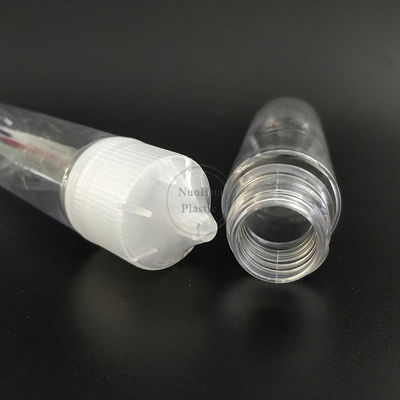 Round Small Bottles for Liquids Transparent and Chemical-resistant