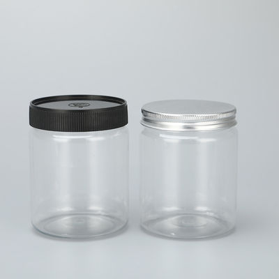 100 Diameter Transparent Plastic Storage Jars Ideal for Any Space and Storage Needs