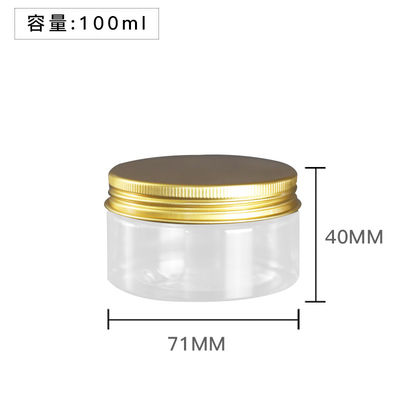 Customizable Cosmetic Plastic Jar in 10ml 15ml 30ml 60ml 80ml 100ml 120ml 150ml Capacity for Personalized