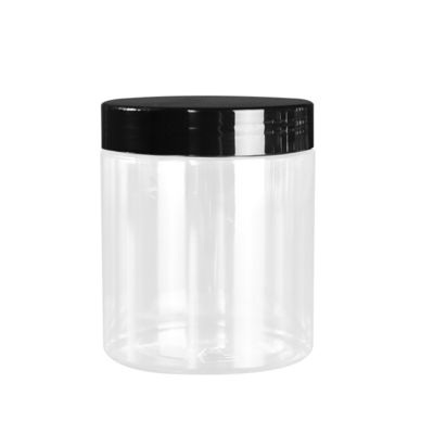 Transparent Plastic Cosmetic Jar Capacity 10ml 15ml 30ml 60ml 80ml 100ml 120ml 150ml Lightweight