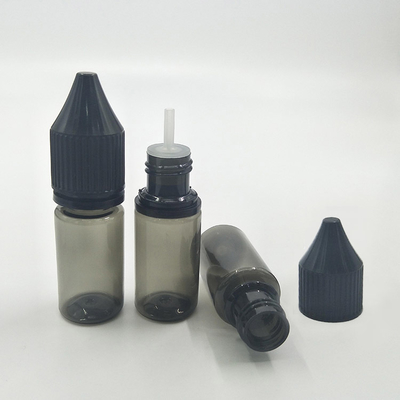 Customized Logo Transparent Liquid Dropper Bottle for Transparent Packaging