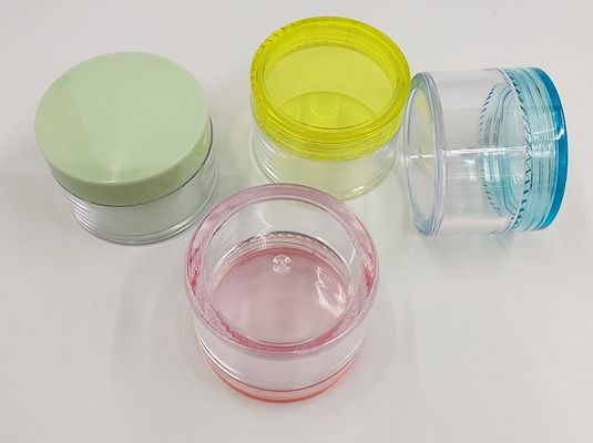 Customized Plastic Beauty Jar Designed with Pressure Sensitive Gasket Sealing Ensuring Safe and Leak Proof Cosmetic Packaging