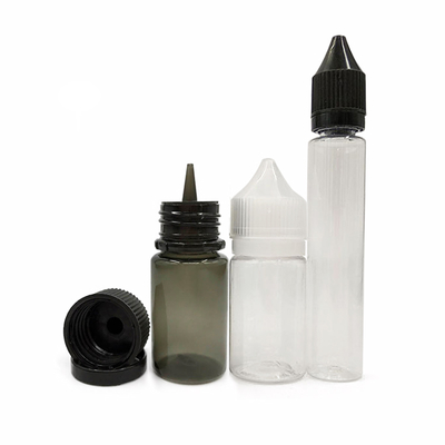 Convenient Durable E Liquid Bottle 10ml 15ml 30ml 60ml 80ml 100ml Sizes For Vaping Needs