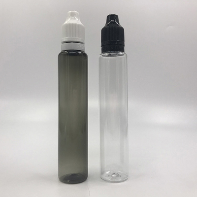 Transparent E Liquid Bottle with 18mm Neck Size and 10ml 15ml 30ml 60ml 80ml 100ml Capacity