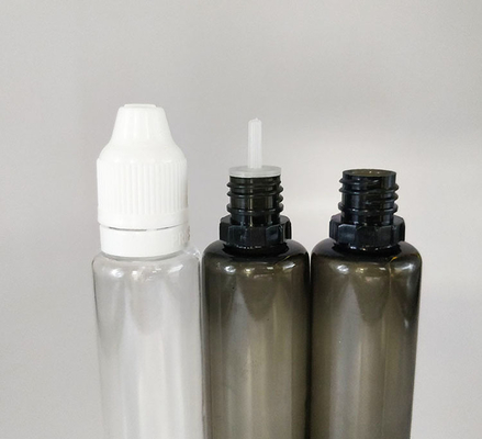 Transparent E Liquid Bottle with 18mm Neck Size and 10ml 15ml 30ml 60ml 80ml 100ml Capacity