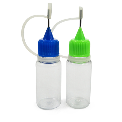 Childproof Neck Type Small Bottles for Liquids Transparent Design