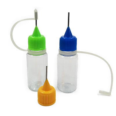 Childproof Neck Type Small Bottles for Liquids Transparent Design