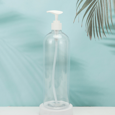 47mm Diameter PET Pump Bottle in Pink for Environmentally-Friendly and Customizable Packaging Solutions